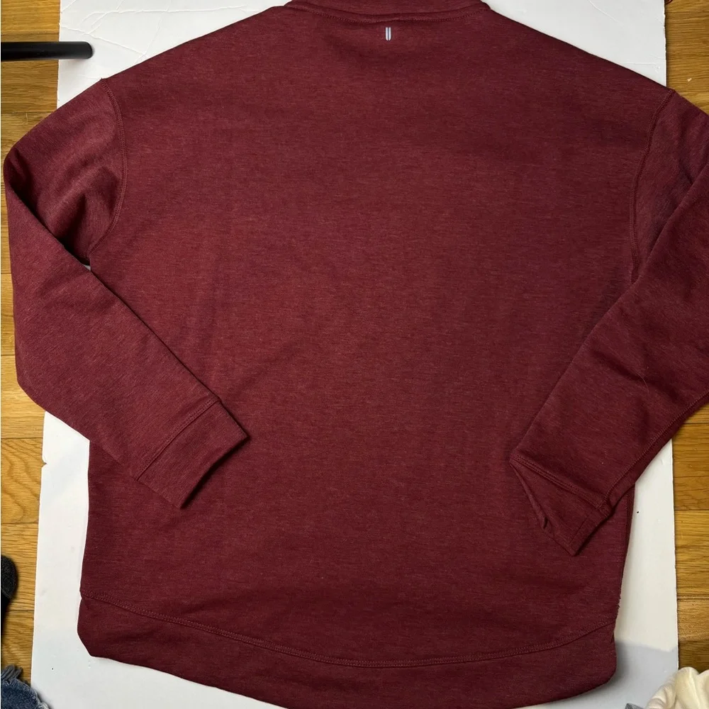 NOBULL womens Crewneck pullover Sweatshirt in‎ Maroon - Picture 5 of 5